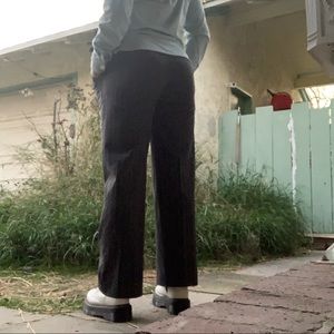 Moschino cheap&chic gray and blue striped trousers